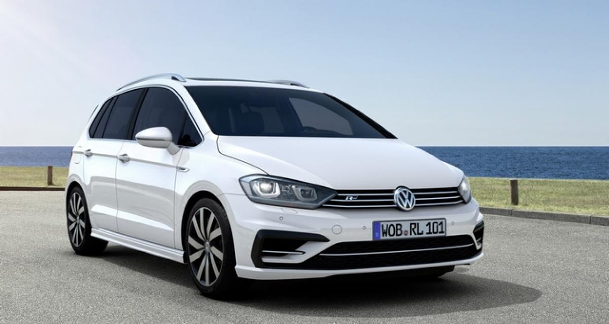 Francfort 2015 : Volkswagen Golf Sportsvan R-Line