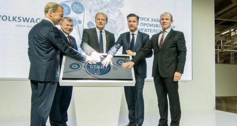  - VW : la nouvelle usine de moteurs en Russie lancée