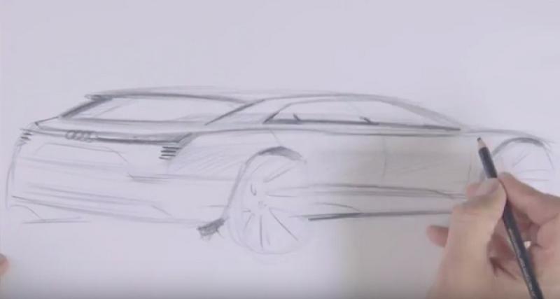  - Francfort 2015 : l'Audi e-tron Quattro Concept en croquis
