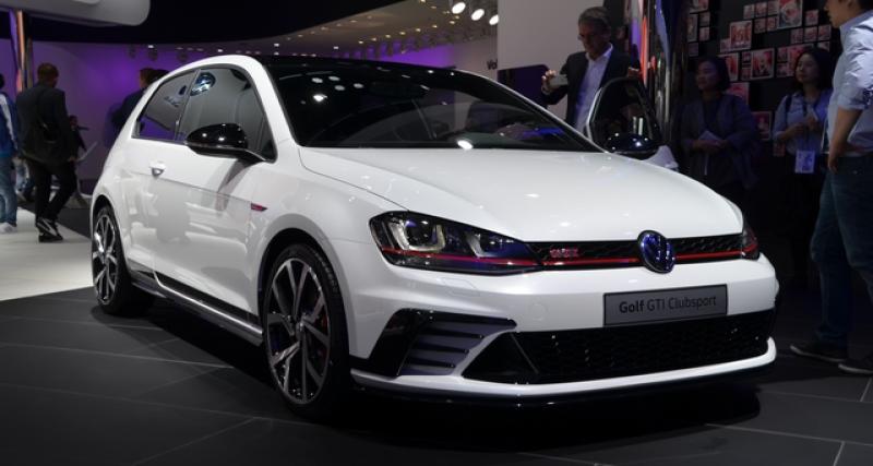  - Francfort 2015 live : Volkswagen Golf GTI Clubsport