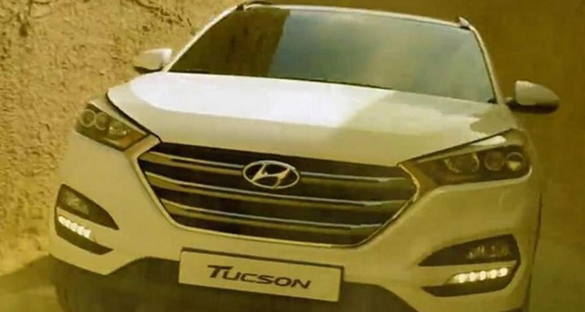 Le Hyundai Tucson passe à travers le sable