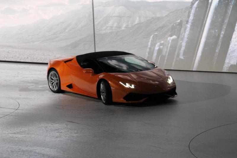  - Francfort 2015 live : Lamborghini Huracán LP 610-4 Spyder 1