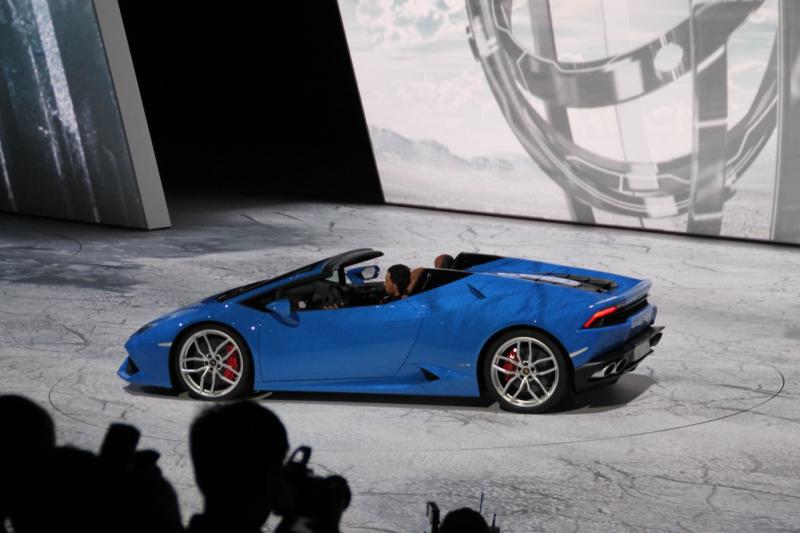  - Francfort 2015 live : Lamborghini Huracán LP 610-4 Spyder 1