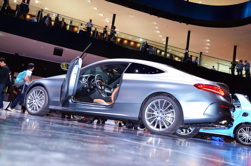  - Francfort 2015 live : Mercedes Classe-C Coupé 1