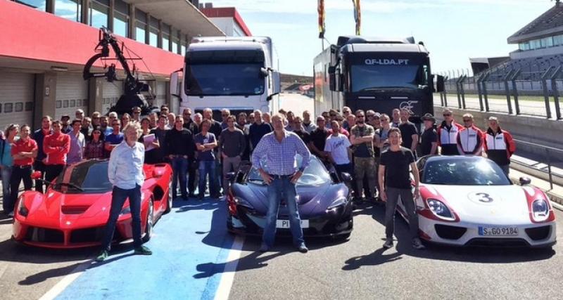  - Les anciens présentateurs de Top Gear opposent trois supercars d'exception