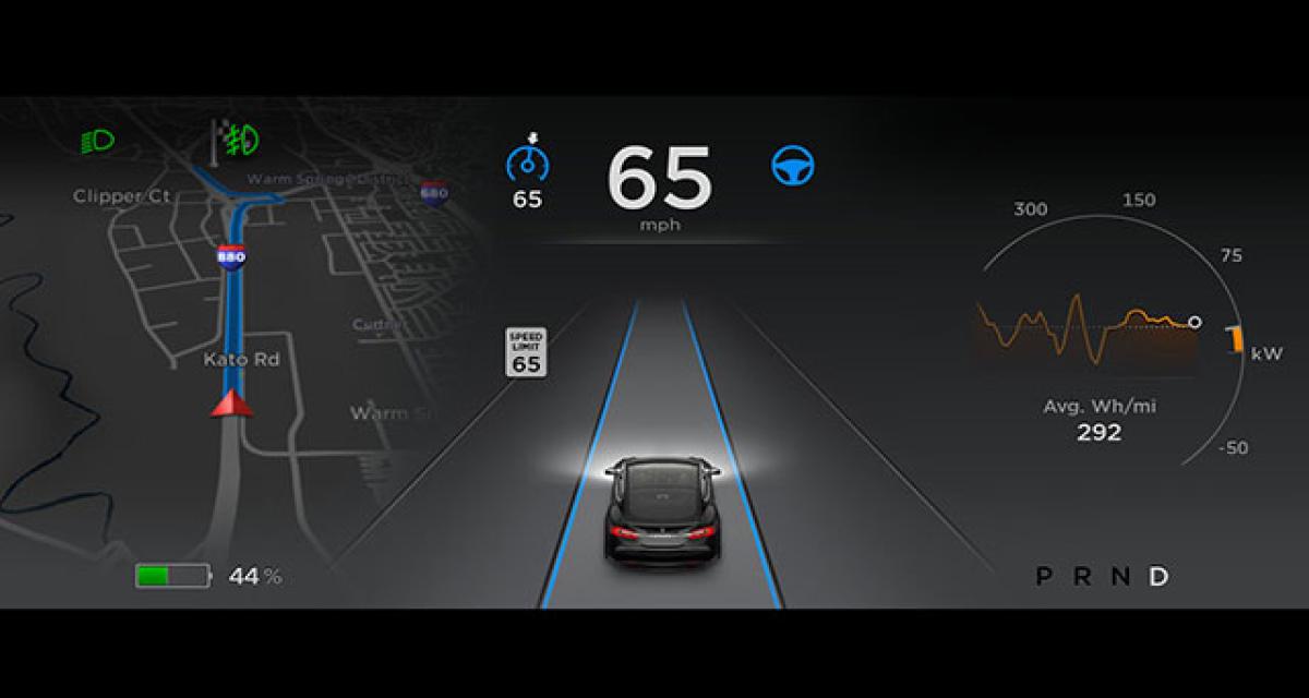 Tesla, version 7.0 en route vers le pilotage automatique