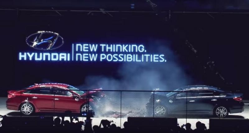  - Hyundai oppose deux Sonata au crash-test