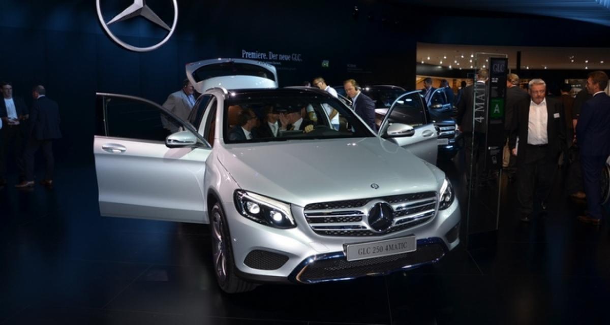 Mercedes GLC : gamme et tarification