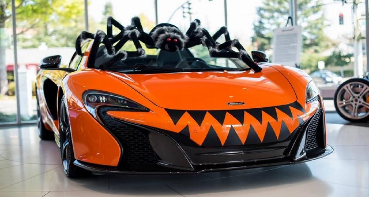 Une McLaren 650S Spider grimée pour Halloween
