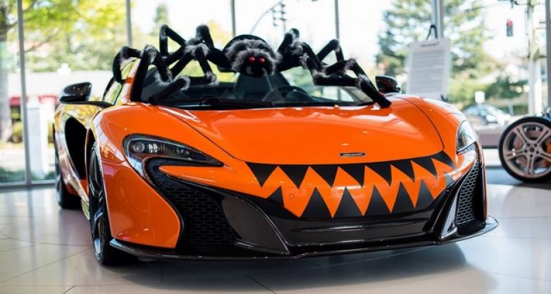  - Une McLaren 650S Spider grimée pour Halloween