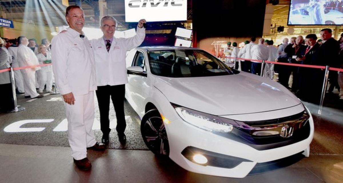 Honda Civic : production lancée