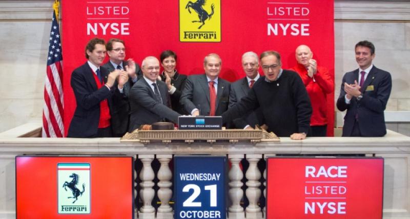  - Ferrari démarre presque en fanfare à la bourse