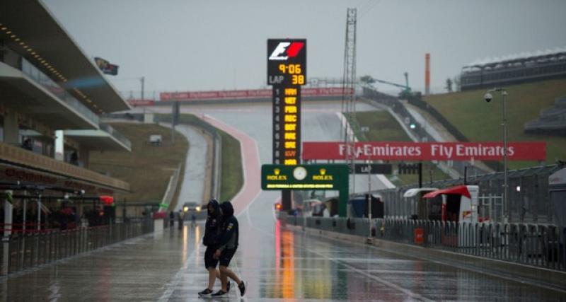  - F1 Austin 2015: Les qualifications repoussées à dimanche