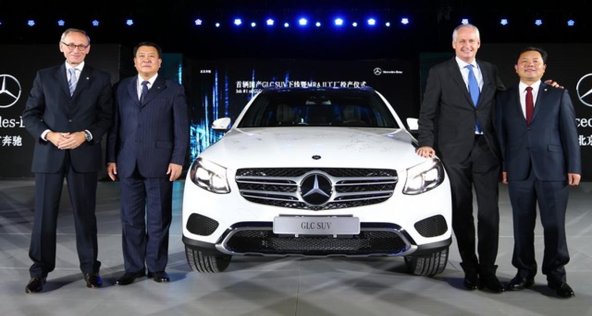 Chine : le GLC entre en production chez Beijing Benz