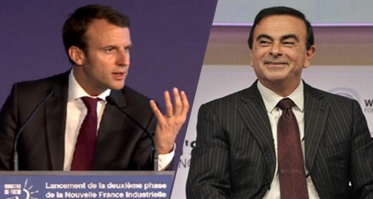 Emmanuel Macron monte le ton face à Carlos Ghosn