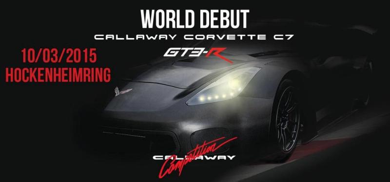 La Callaway Corvette C7 GT3-R teasée 1