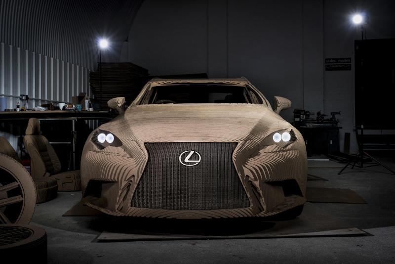  - Lexus IS : en origami à échelle 1 et qui roule 1