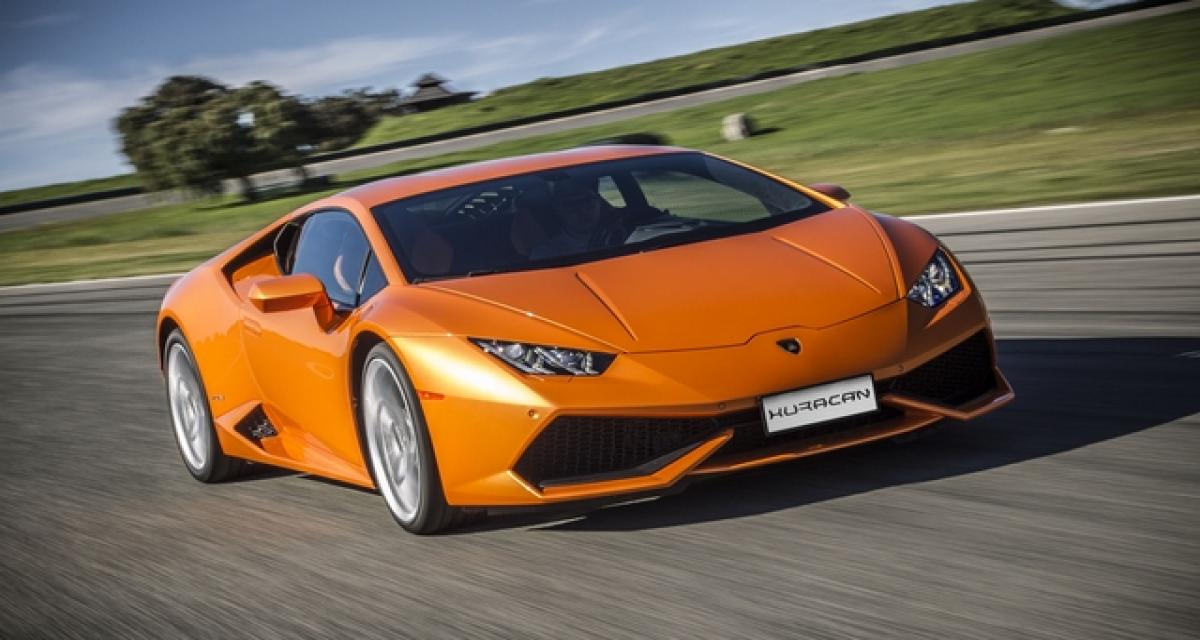 Lamborghini Huracan : menues nouveautés