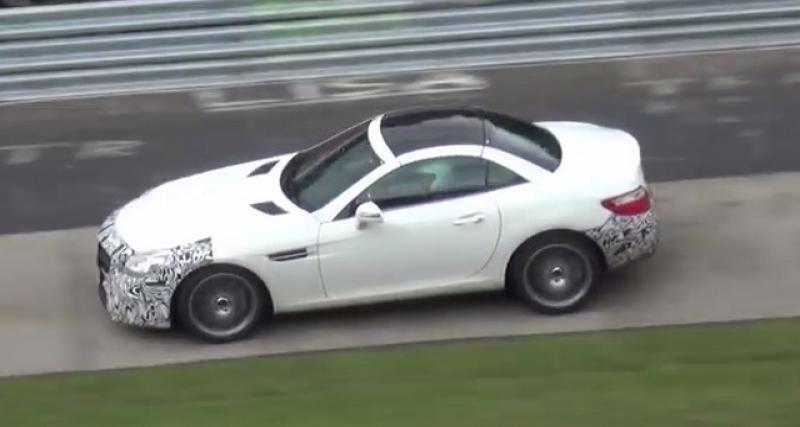  - Spyshot : la Mercedes SLC s'échauffe au Nürburgring