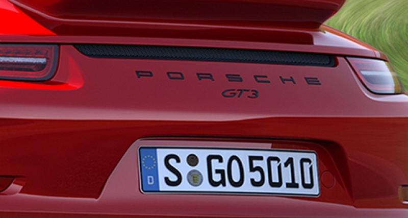  - Boîte manuelle sur la future 911 GT3 : ça se confirme