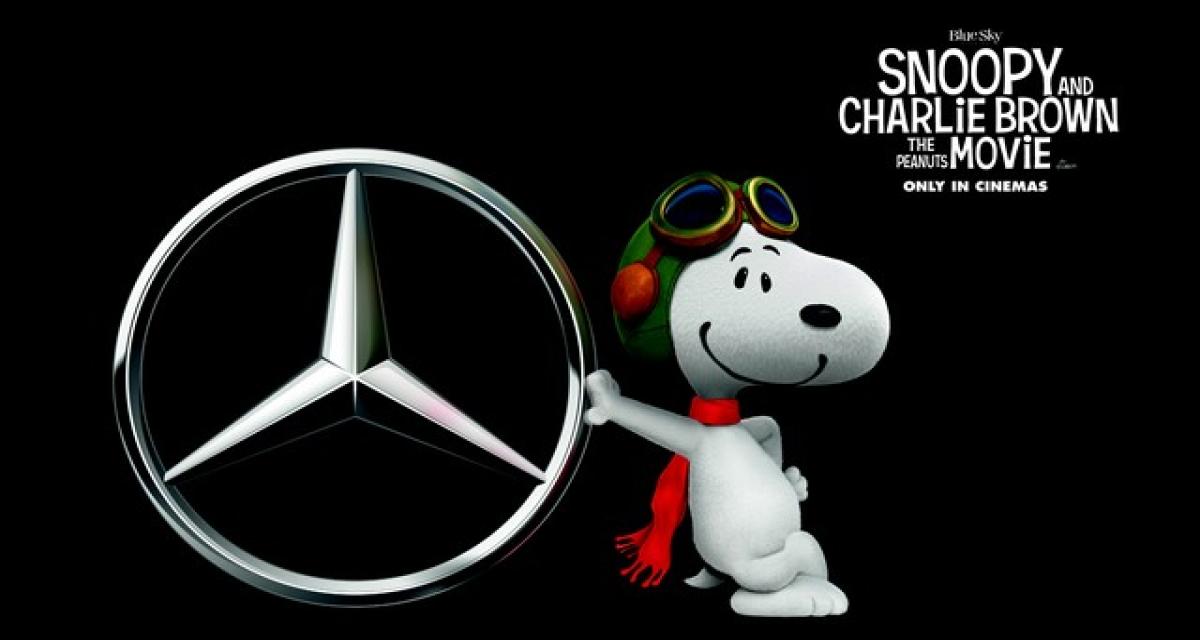 Mercedes, partenaire officiel de Snoopy !