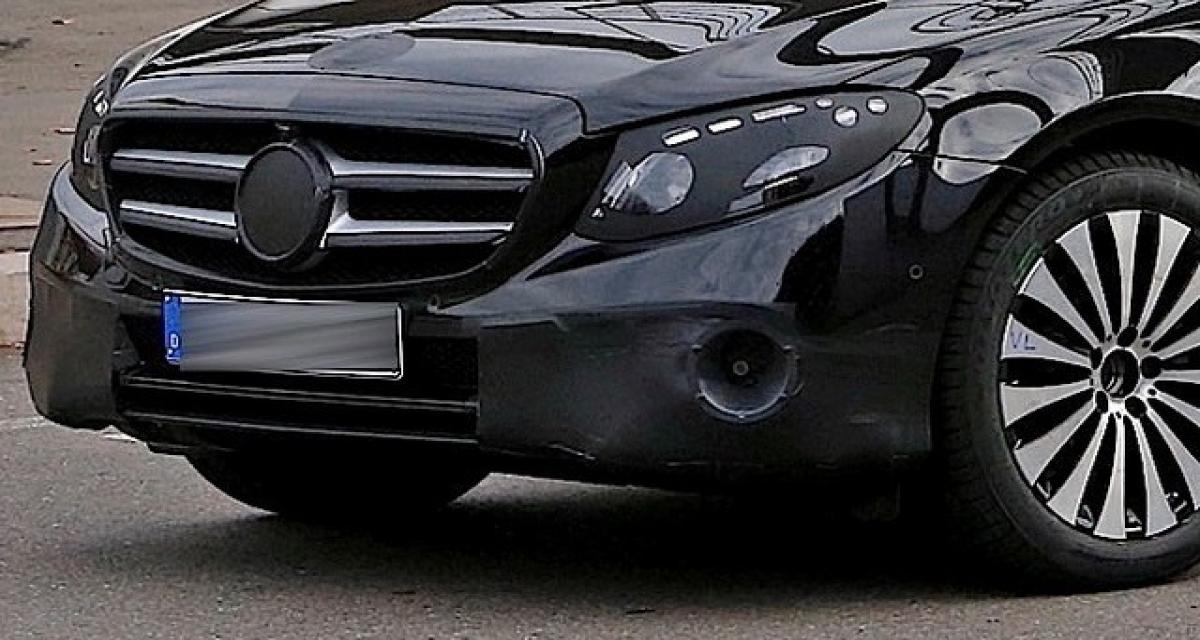 Spyshot : la Mercedes Classe E ne cache presque plus rien