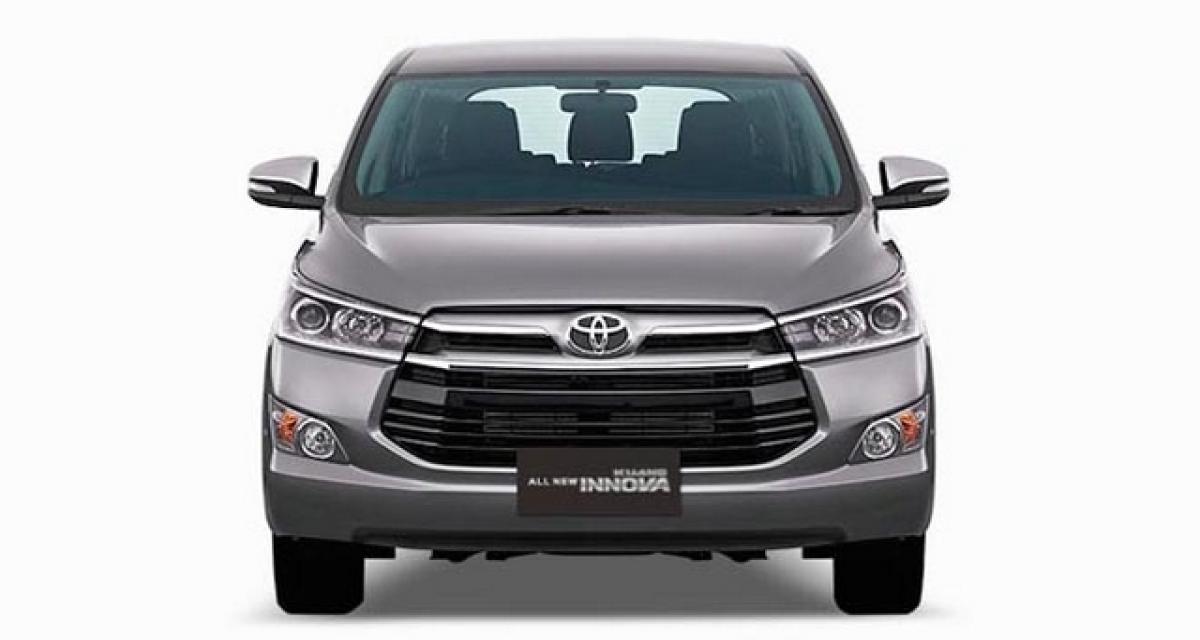 Le nouveau Toyota Innova ne partage que 5% de pièces avec son prédécesseur