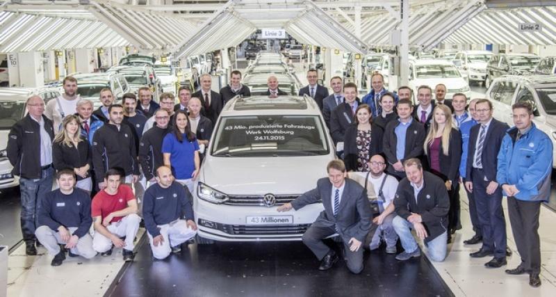  - VW : 43 millions d'unités à Wolfsburg