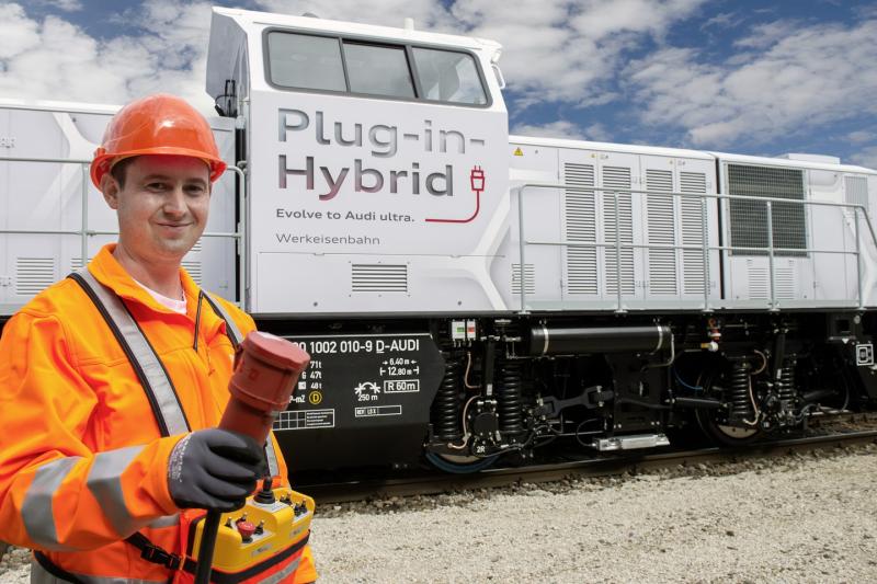  - Audi et une locomotive hybride rechargeable 1