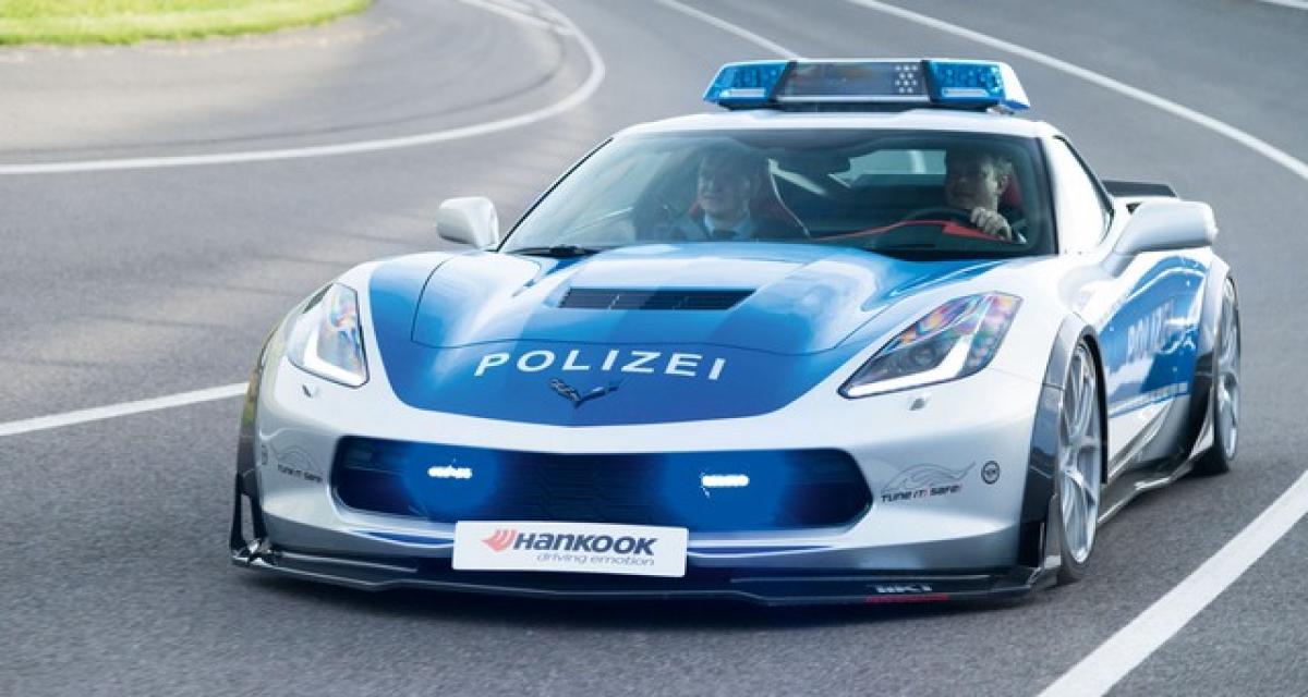 Essen 2015 : Tune it! Safe ! Chevrolet Corvette C7 Polizei