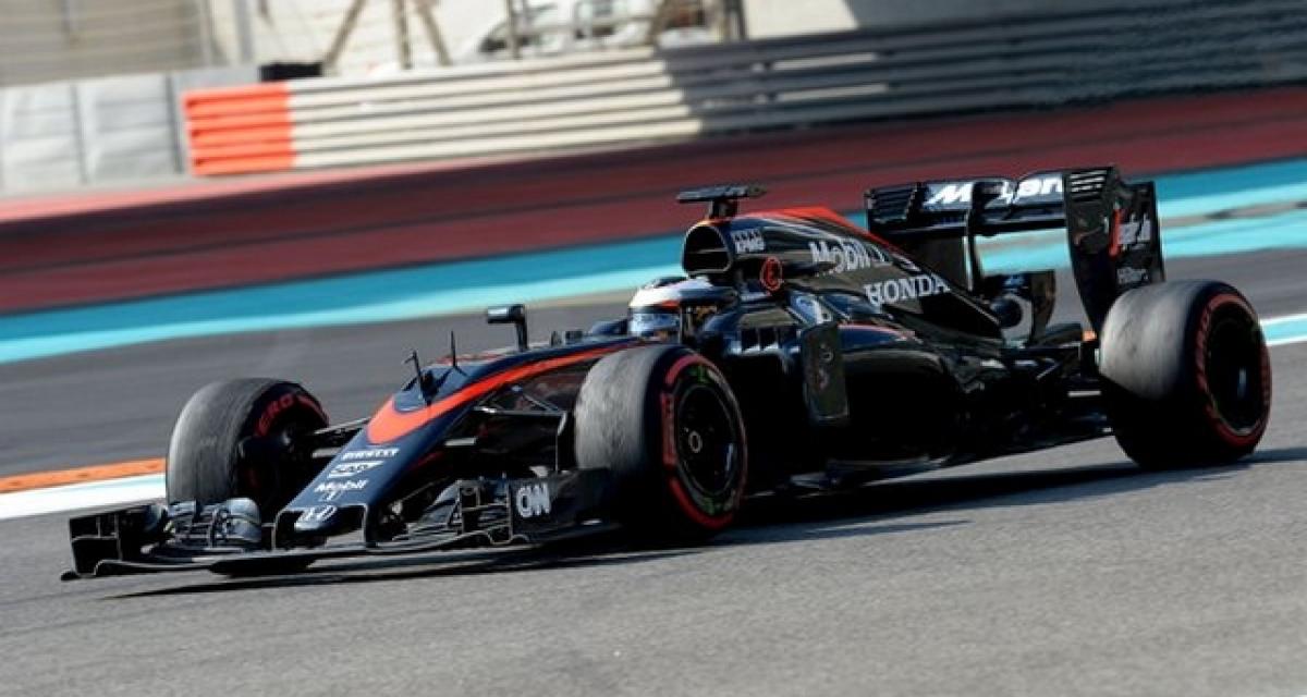 F1 - Tests Pirelli : McLaren Honda devant
