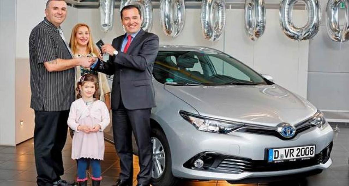 Un million d'hybrides Toyota en Europe