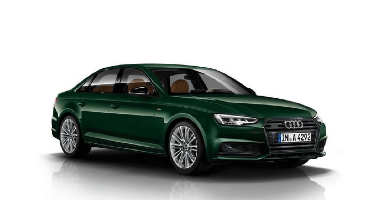 L'Audi A4 se pare d'un nouveau vert