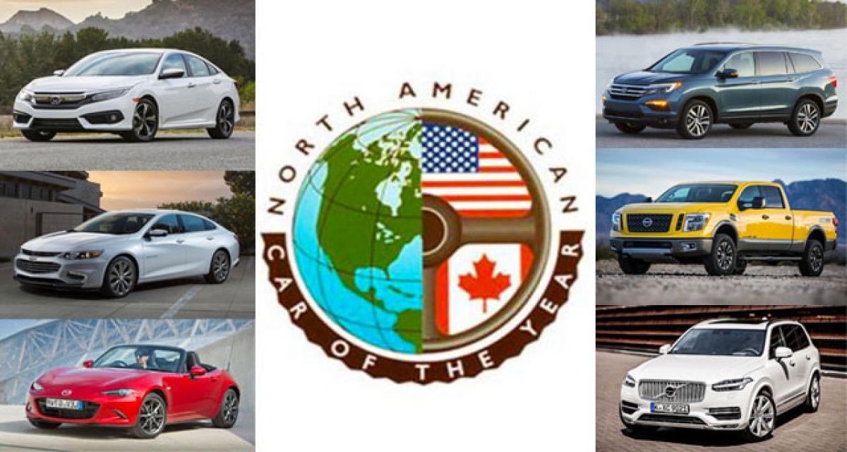 North American Car & Truck of the Year, les finalistes