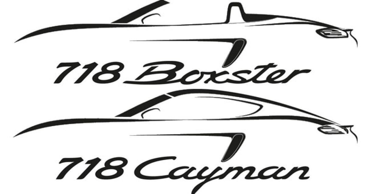 Porsche 718, nouveau nom pour les Boxster et Cayman