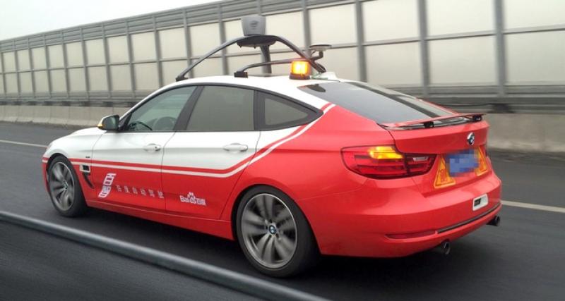  - Baidu se lance aussi dans la voiture autonome