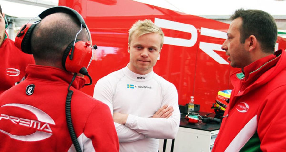 Felix Rosenqvist en test en Indy Lights