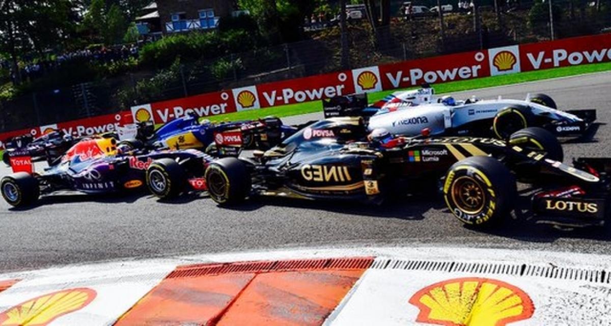 F1 2015 : 20% de dépassements en moins par rapport à 2014