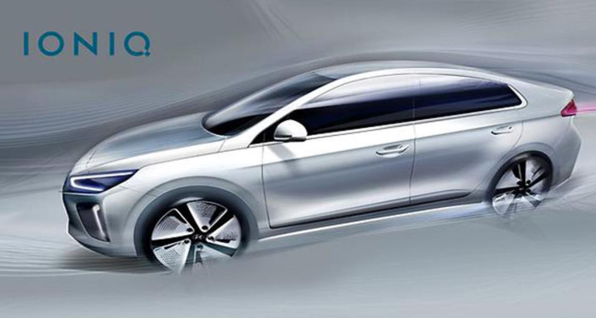 De nouvelles esquisses pour la Hyundai Ioniq