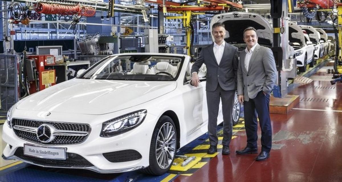 Mercedes Classe S Cabriolet : production lancée et tarifs connus