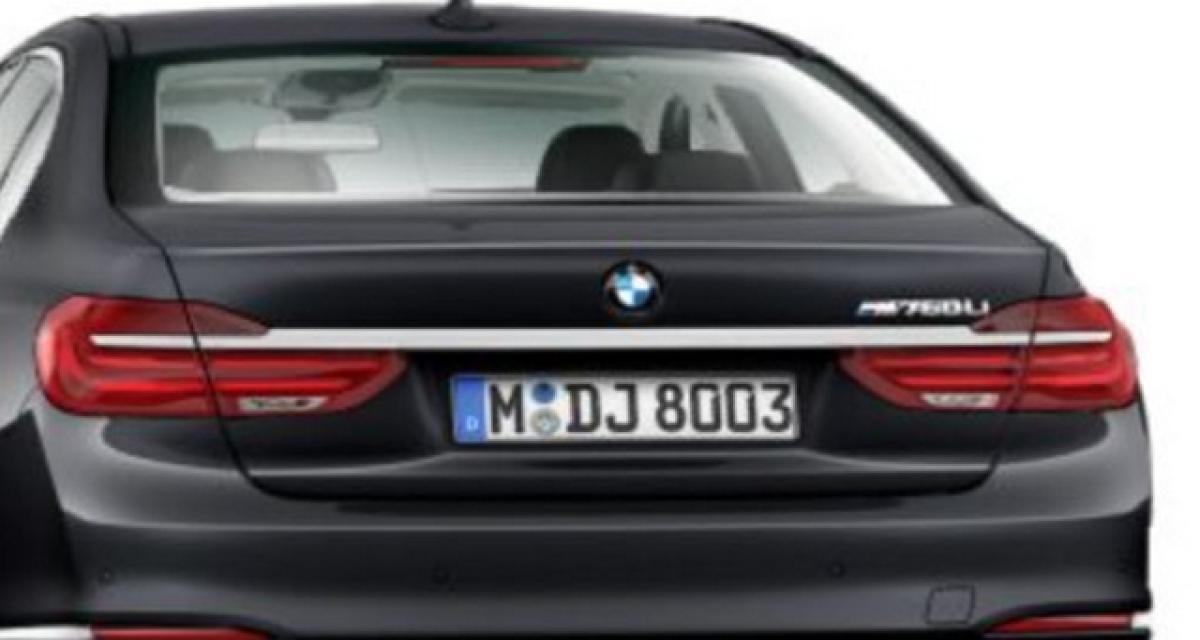 La BMW M760Li se montre pour la première fois