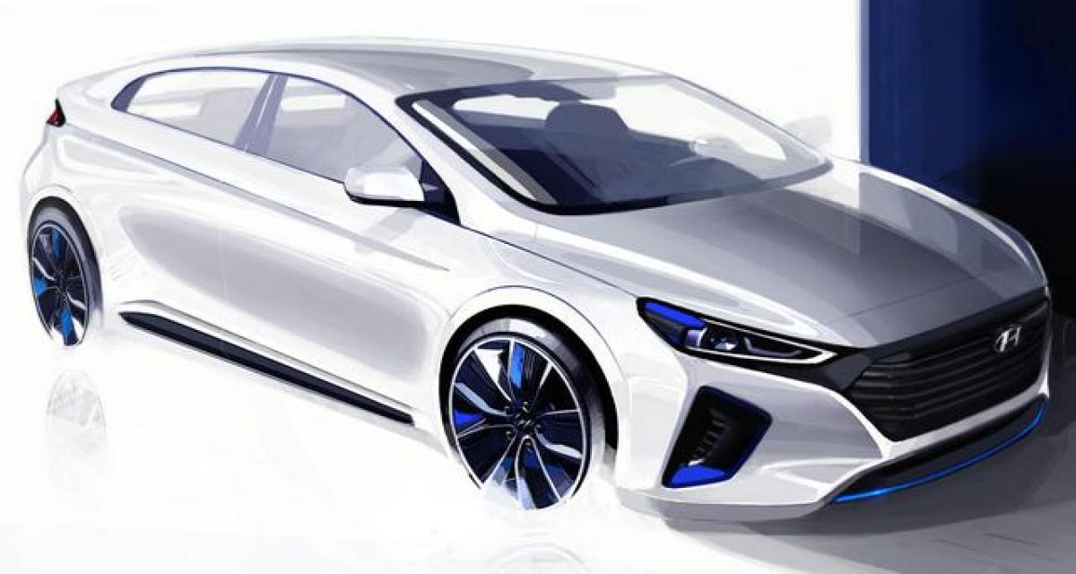 Hyundai Ioniq : nouveaux croquis
