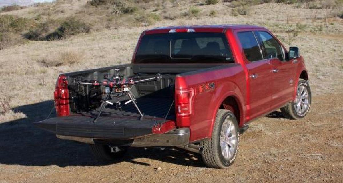 CES 2016 : Ford et DJI dévoilent un drone connecté à un pick-up