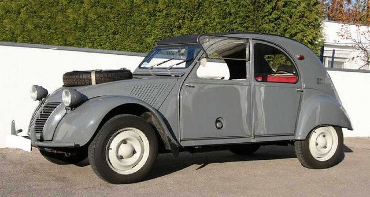 Une Citroën 2cv Sahara adjugée à 60 000 euros