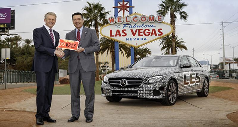  - Une licence de voiture autonome au Nevada pour la Mercedes Classe-E