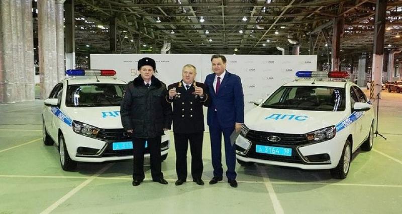  - Des Lada Vesta pour la police russe