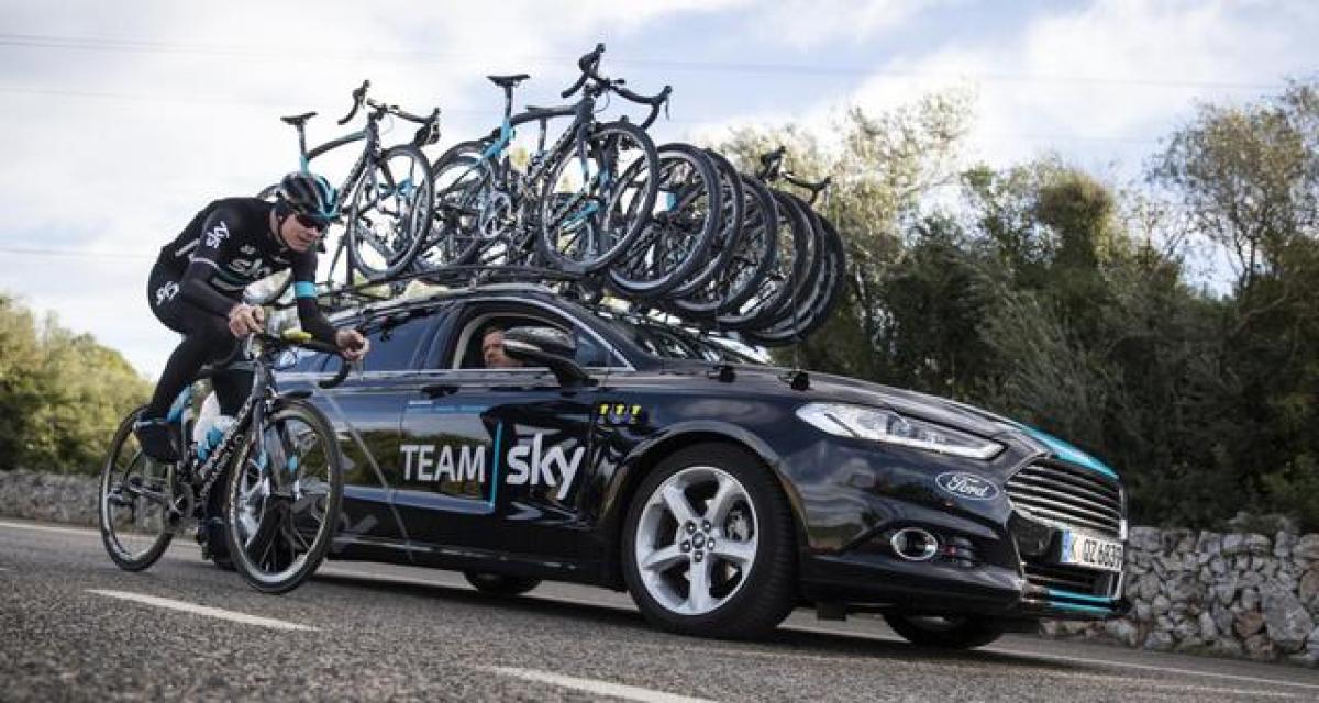 L'équipe cycliste Sky passe de Jaguar à Ford