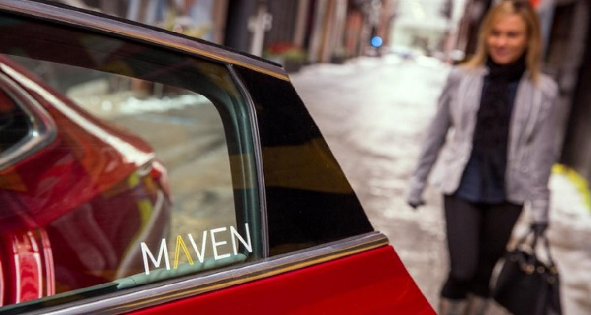 Maven, l'autopartage avec General Motors