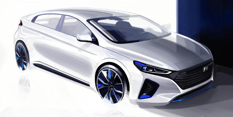 Hyundai Ioniq : nouveaux croquis 1