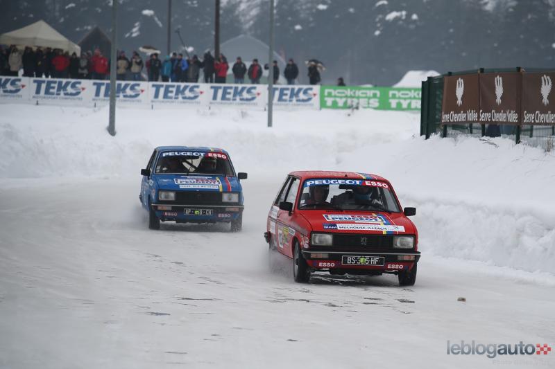  - A Serre Chevalier, les Peugeot 104ZS renouent avec la tradition de la Coupe 104 sur glace. 2